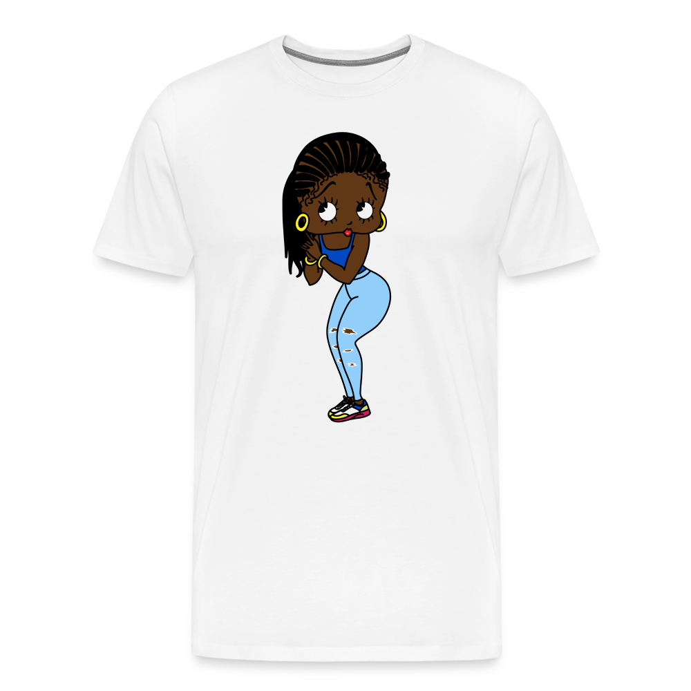 Chantelle Boop: Men's Premium T-Shirt - white