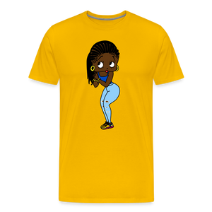 Chantelle Boop: Men's Premium T-Shirt - sun yellow