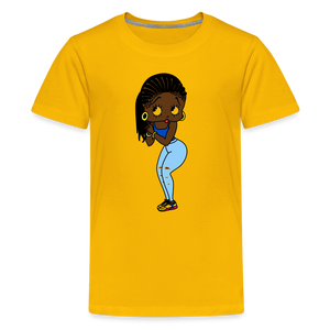 Chantelle Boop: Kids' Premium T-Shirt - sun yellow