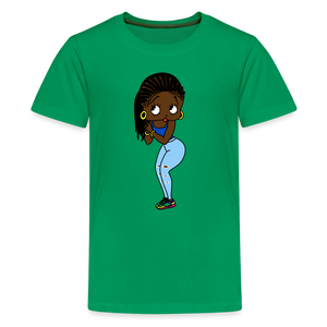 Chantelle Boop: Kids' Premium T-Shirt - kelly green